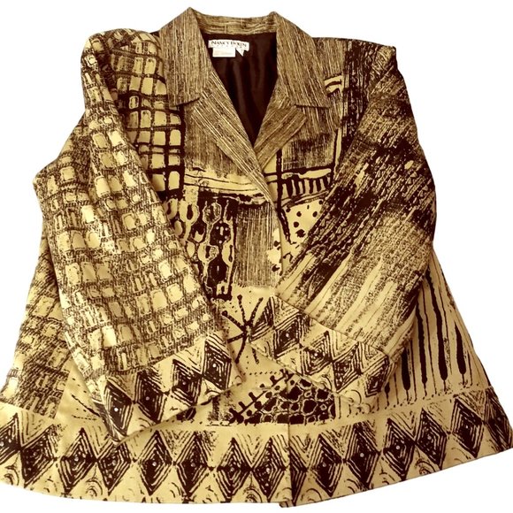 Nancy Bolen City Girl Jacket, Vintage Jacket, Size Large Jacket, Plus Size Top - Picture 4 of 11